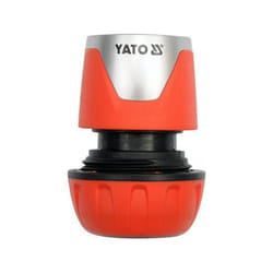 Yato YT-99804 raccord des tuyaux d'eau Connecteur de tuyau ABS, Polyoxyméthyléne (POM), Polypropylène (PP), Caoutchouc thermoplastique (TPR) Noir, Orange, Argent 1 pièce(s)