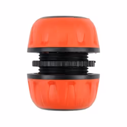 Yato YT-99810, Connecteur de tuyau, 1/2", ABS, Polypropylène (PP), Caoutchouc thermoplastique (TPR), Noir, Orange