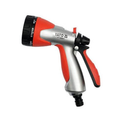 Yato YT-99841 pistolet eau / buses Pistolet d'arrosage de jardin ABS, Fibre de verre, Nylon, Caoutchouc thermoplastique (TPR) Noir, Rouge, Argent
