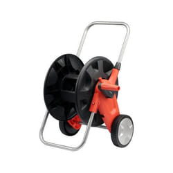 Yato YT-99852 enrouleur de tuyau d'arrosoir de jardin Chariot sur roues Noir, Rouge