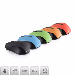 Modecom MC-WM9 souris Ambidextre RF sans fil Optique 1200 DPI