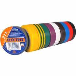 Ruban ELECTRIX 211, arc-en-ciel, 10 rouleaux, 15 mm x 10 m Vous recherchez une solution optimale pour vos projets déjà en cou ...