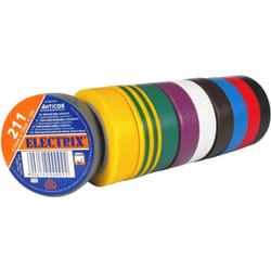 Ruban adhésif electrix 211, arc-en-ciel, 10 rouleaux, 15 mm x 10 m
