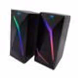 Enceintes Actives - MEDIA-TECH - MT3172 COBRA PRO - 20W - USB et Jack 3.5mm - Noir