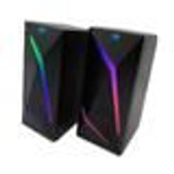 Enceintes Actives - MEDIA-TECH - MT3172 COBRA PRO - 20W - USB et Jack 3.5mm - Noir