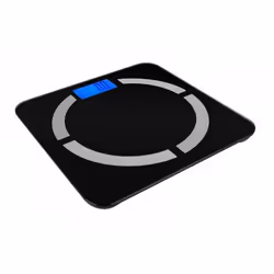 Media-Tech SMARTBMI SCALE BT MT5513 Carré Noir, Acier inoxydable Pèse-personne électronique