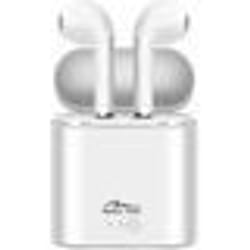 Écouteurs sans fil - Media-Tech - TWS - Bluetooth 4.2 - Microphone intégré - Powerbank blanc