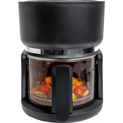 Friteuse Electrique - 4Swiss - ABB-G24 Pure Glass - 12 modes - 3 Litres - Noir