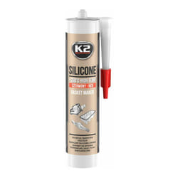 K2 - de Haute température de Silicone, Putty, dichtsi likon, hochtemperaturbeständig up to + 350 °c, Rouge, 300 g