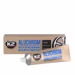 PÂTE DE POLISSAGE K2 ALUCHROM POUR JANTES EN ALUMINIUM CHROME 120 G K2 ALUCHROM est une pâte fantastique pour polir, nettoyer ...