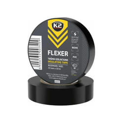 Ruban isolant électrique de pvc noir, 10 m x 15 mm, 10 pièc.