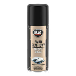 K2 - Graphite Spray Grease de Idéal pour les surfaces fortement chargées, haute résistance et lubrification 400 ml