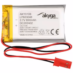 Informations techniques Désignation du fabricant : LP603048 Type de produit : batterie lithium-polymère Tension : 3.7 V Capac ...