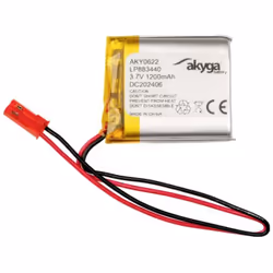 Informations techniques Désignation du fabricant : LP883440 Type de produit : batterie lithium-polymère Tension : 3.7 V Capac ...