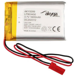 Akyga - LP903450 Pack de piles rechargeables x batterie spéciale LiPo 3.7 v 1600 mAh