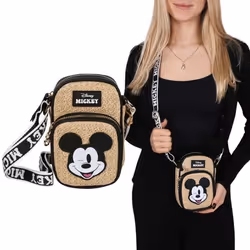 Sac à bandoulière - DISNEY - Mickey Mouse - Paille tressée - 18x7x12 cm - Femme