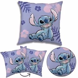 Coussin décoratif - DISNEY - Stitch - Violet - 40x40 cm - OEKO-TEX