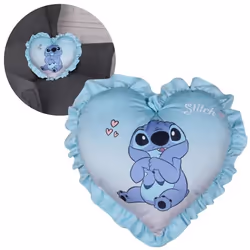 Coussin - DISNEY - Stitch - 45x45 cm - Bleu - OEKO-TEX - Décoratif