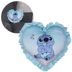Coussin - DISNEY - Stitch - 45x45 cm - Bleu - OEKO-TEX - Décoratif