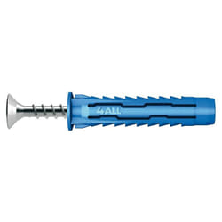 Rawlplug - Chevilles nylon multifonctions 4ALL, diamètre 8 mm, longueur 40 mm, avec vis de 5 x 60 mm, boîte de 50 pièces - rawl