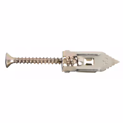 Rawlplug TAP-IT-PLUS, Kit de fiches murales et vis, Plaque de plâtre, Acier, Argent, 4 mm, 4 cm