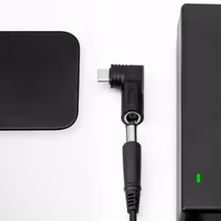 Akyga AK-ND-D06 changeur de genre de câble USB type C 5.5 x 2.5 mm Noir - Vue supplémentaire 5