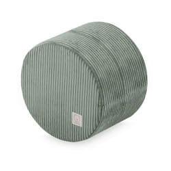 Pouf en Mousse Rond pour Bébé Enfants pour la Chambre dEnfant MISIOO Velours Côtelé Vert 40x30 cm
