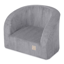 Fauteuil en Mousse pour Bébé Enfants pour la Chambre dEnfant MISIOO Velours Côtelé Gris 53x40 cm