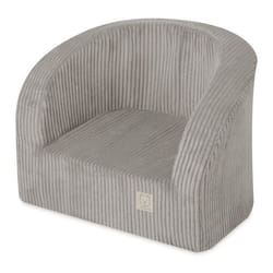 Fauteuil en Mousse pour Bébé Enfants pour la Chambre dEnfant MISIOO Velours Côtelé Beige 53x40 cm