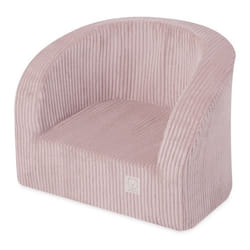 Fauteuil en Mousse pour Bébé Enfants pour la Chambre dEnfant MISIOO Velours Côtelé Rose 53x40 cm