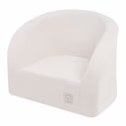 Fauteuil en Mousse pour Bébé Enfants pour la Chambre dEnfant MISIOO Bouclé Crème 53x40 cm