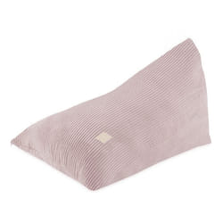 Pouf Siège Poire pour Bébé Enfants pour la Chambre dEnfant MISIOO Velours Côtelé Rose 120x80 cm