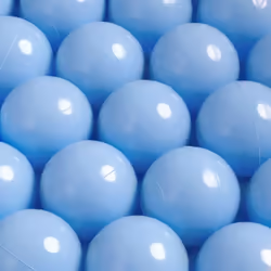 Balles pour Piscine à Balles de Jeu pour Bébé Enfants MISIOO Plastique Colorées 6 cm 100 Boules Bleu Clair