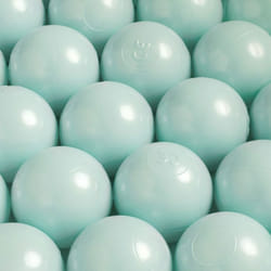 Balles pour Piscine à Balles de Jeu pour Bébé Enfants MISIOO Plastique Colorées 6 cm 100 Boules Menthe