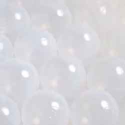 Balles pour Piscine à Balles de Jeu pour Bébé Enfants MISIOO Plastique Colorées 6 cm 100 Boules Transparent