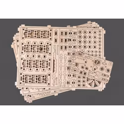 WOODEN.CITY V8 Engine Puzzle 3D 200 pièce(s)
