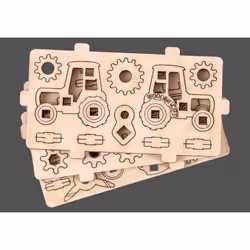 WOODEN.CITY Transport Widgets Puzzle 3D 37 pièce(s)