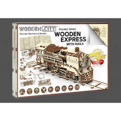 WOODEN.CITY Wooden Express Puzzle 3D 384 pièce(s) Véhicules
