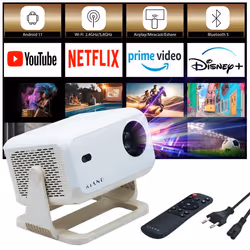 Kiano Chill Smart Projector FHD 4K Android Airplay. Miracast Eshare Bluetooth correction du trapèze 250-350 ANSI lumens