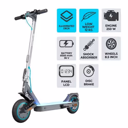 Trottinette électrique Motus Scooty 8.5 NeoLite autonomie 19 km 250W 36V 6Ah