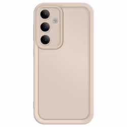 Coque - Samsung - Galaxy S24 FE - Silicone Souple - Finition Soft Touch - Beige