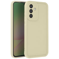 Coque - Samsung - Galaxy A56 - Silicone Souple - Beige - Antichoc et Antidérapante