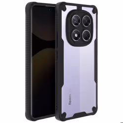 Coque Antichoc pour Redmi Note 14 Pro et 14 Pro Plus Mat Anti-trace Noir