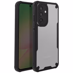 Coque - Samsung - Galaxy A56 - Noir Transparent - Hybride - Coins Renforcés