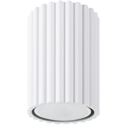 Sollux - Plafonnier Karbon aluminium 1xGU10 6.5cm