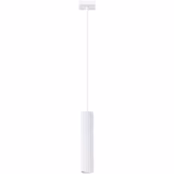 Sollux Karbon Lampe à suspension minimaliste blanche | Finition : Blanc | Matériau : Aluminium | Indice de protection : IP20  ...