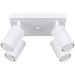 Plafonnier Karbon aluminium 4xGU10 25cm Sollux