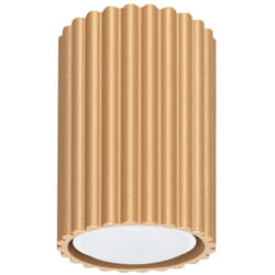 Sollux - Plafonnier Karbon aluminium 1xGU10 6.5cm