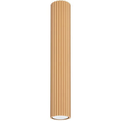 Sollux - Plafonnier Karbon aluminium 1xGU10 6.5cm