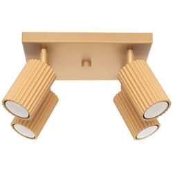 Plafonnier Karbon aluminium 4xGU10 25cm Sollux